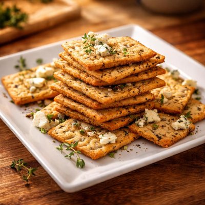 Blue cheese crackers