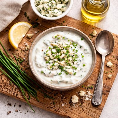 Blue cheese yogurt dressing