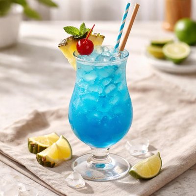 Blue hawaii cocktail