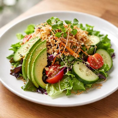 Blue ribbon sushi house salad