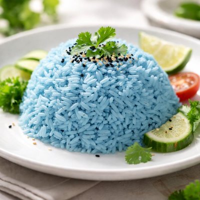 Blue rice