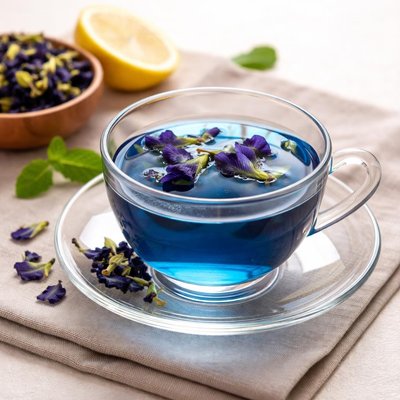 Blue tea