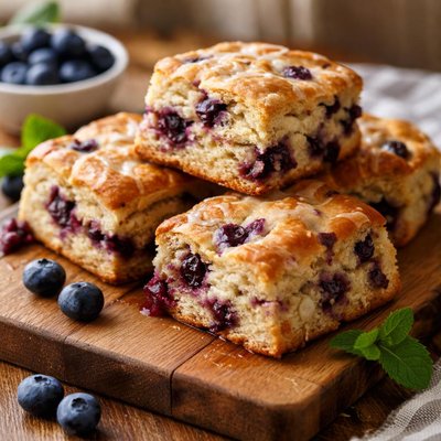 Blueberry biscuit