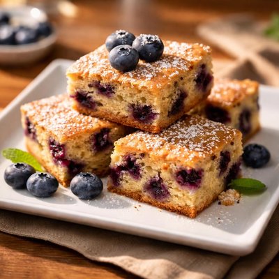 Blueberry blondie
