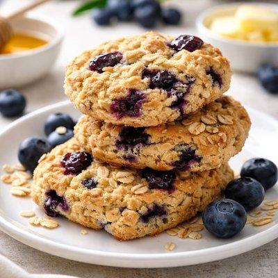 Blueberry breakfast biscuits