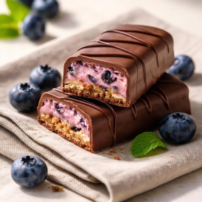 Blueberry candy bar