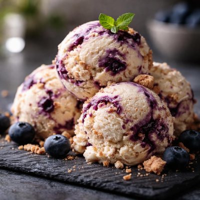 Blueberry cheesecake ice cream