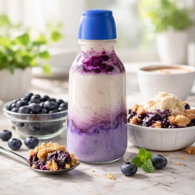 Blueberry cobbler creamer