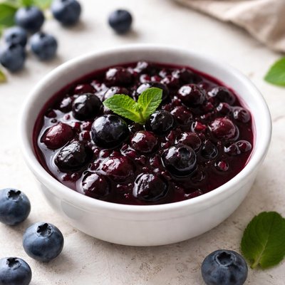 Blueberry compote