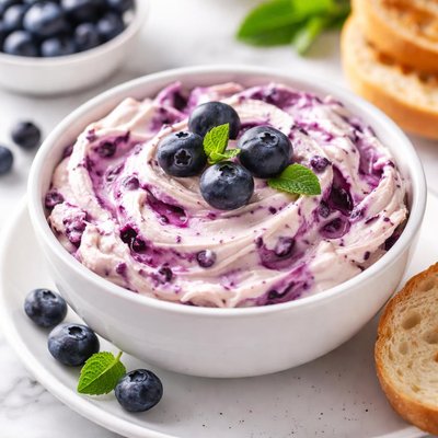 Blueberry cream cheese