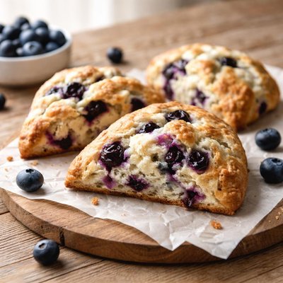 Blueberry cream cheese scone