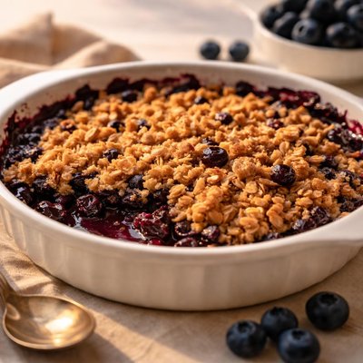 Blueberry crisp