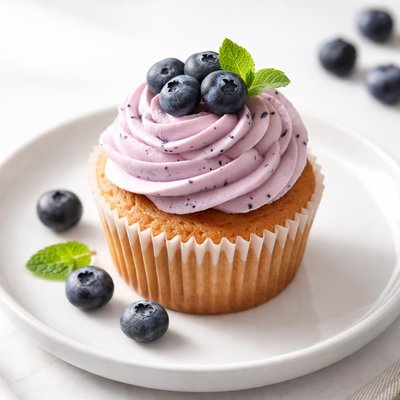 Blueberry cup cake