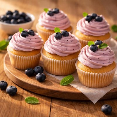 Blueberry cupcakes