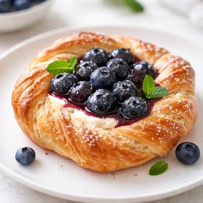 Blueberry danish
