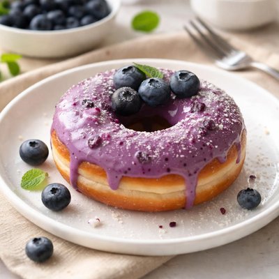 Blueberry donut