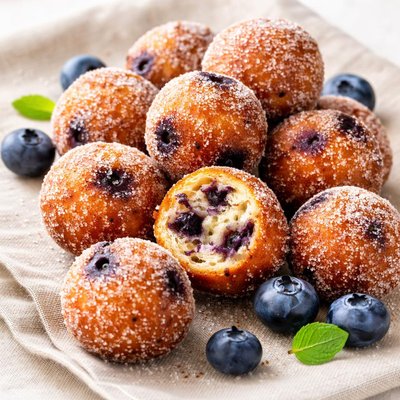 Blueberry donut holes