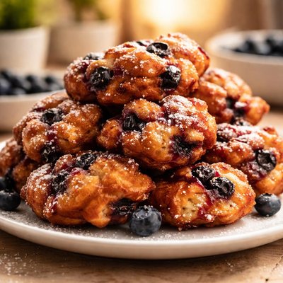 Blueberry fritter