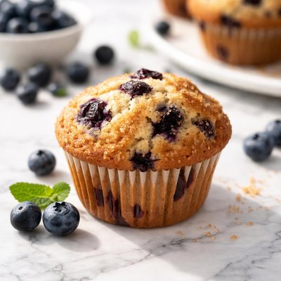 Blueberry gluten free muffin