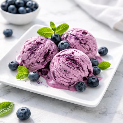 Blueberry icecream