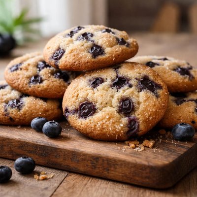 Blueberry muffin tops