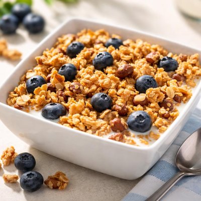 Blueberry nut crunch cereal