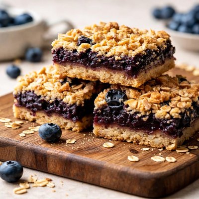 Blueberry oat bar