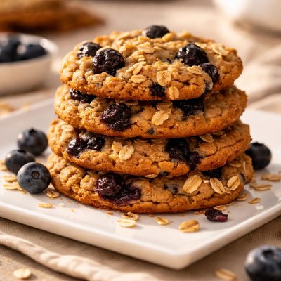 Blueberry oatmeal cookie