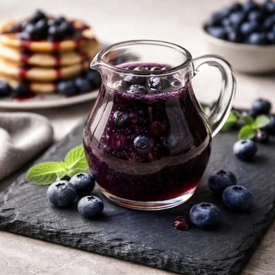 Blueberry pancake syrup