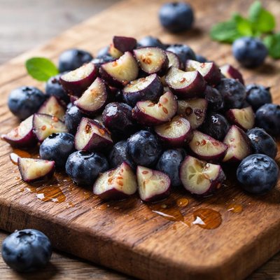 Blueberry pieces