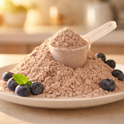 Blueberry protein powder