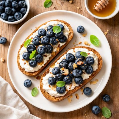 Blueberry toast