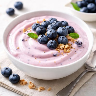 Blueberry yogurt