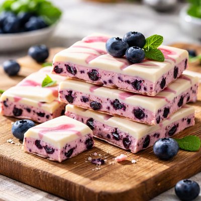 Blueberry yogurt chocolate
