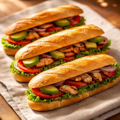 Bocadillos de pollo