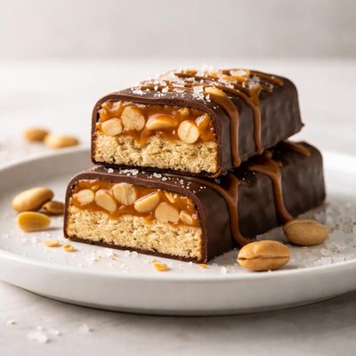 Bodylab salted peanut caramel protein bar