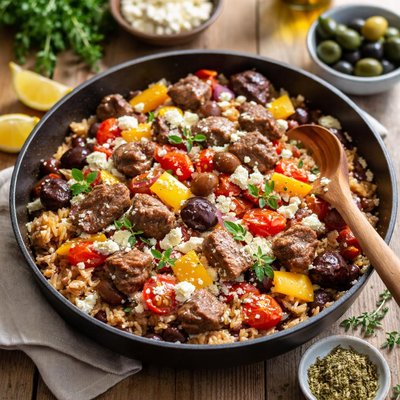 Bofrost griechische rindfleischpfanne