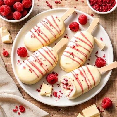 Bofrost white chocolate-raspberry