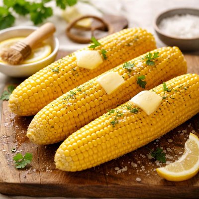 Boil corn