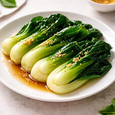 Boiled bok choy