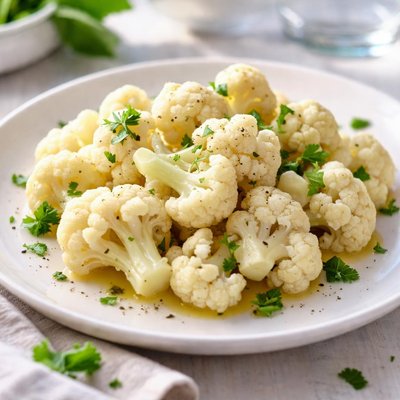 Boiled cauliflower