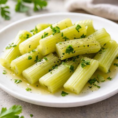 Boiled celery