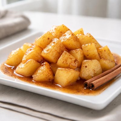 Boiled cinnamon apples