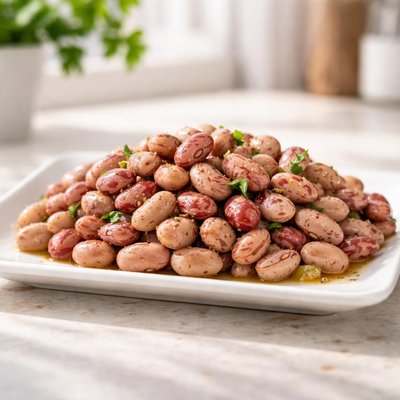 Boiled cranberry beans