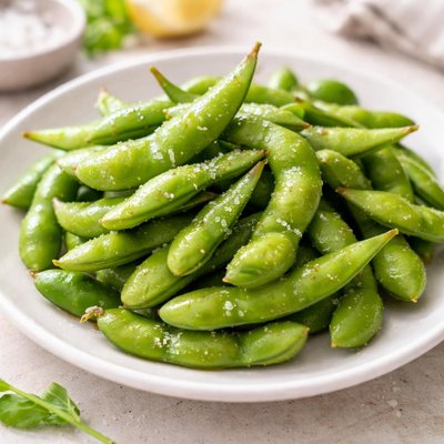 Boiled edamame
