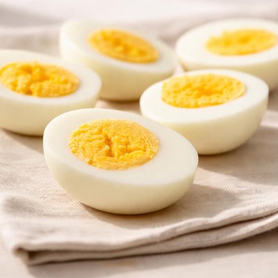 Boiled egg yolks
