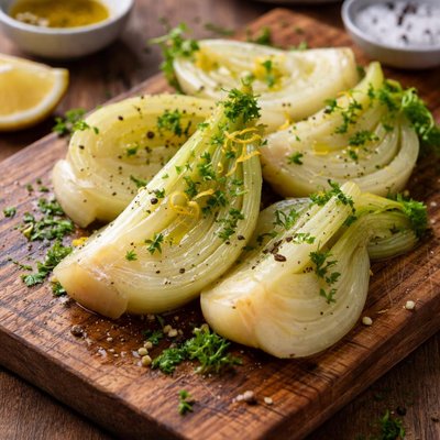 Boiled fennel