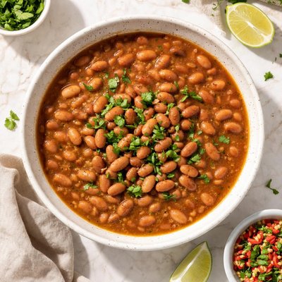 Boiled frijoles