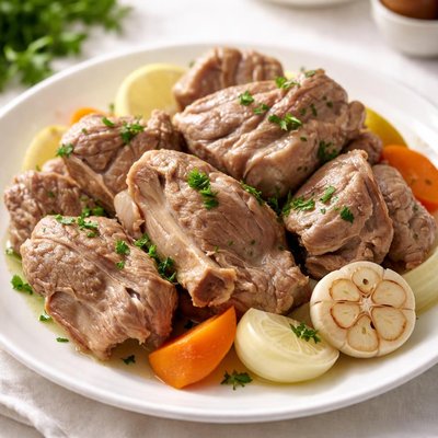 Boiled lamb