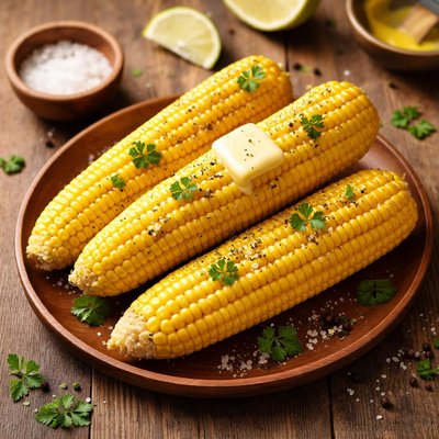 Boiled mais